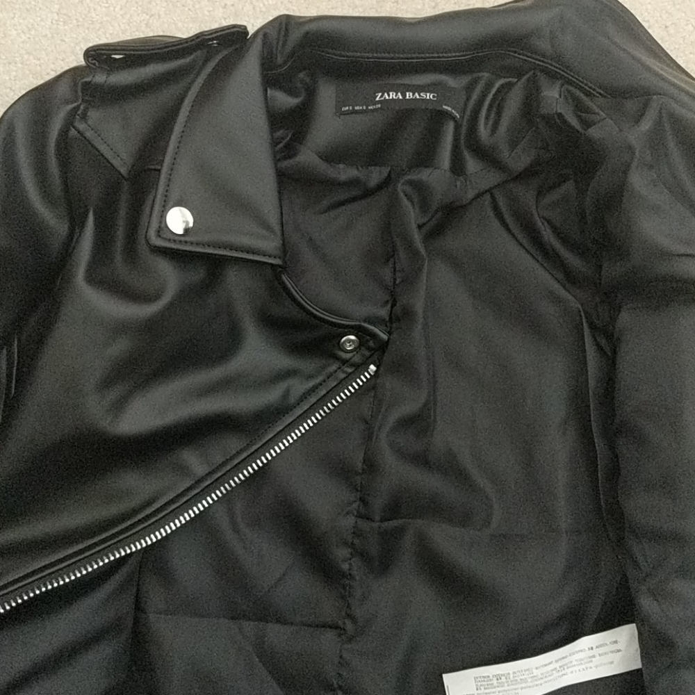 Zara faux leather jacket perfect condition - Picture 4 of 4